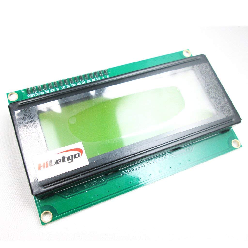HiLetgo 2004 20X4 LCD Display LCD Screen Serial with IIC I2C Adapter Yellow  Green Color LCD for Arduino Raspberry Pi